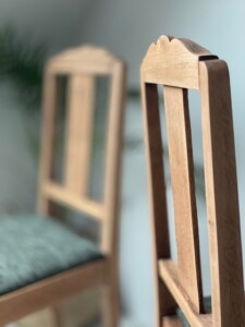 Chaise art deco profil