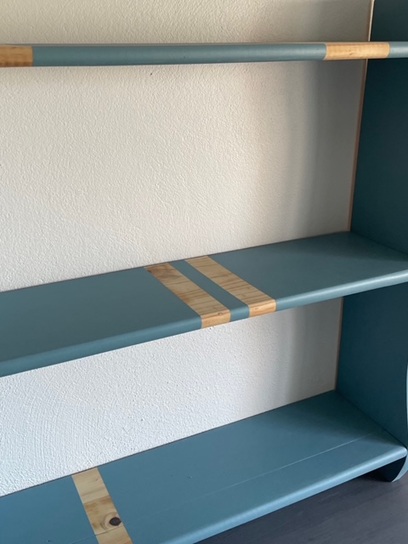 Etagere gros plan
