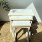 Tables gigognes blanches